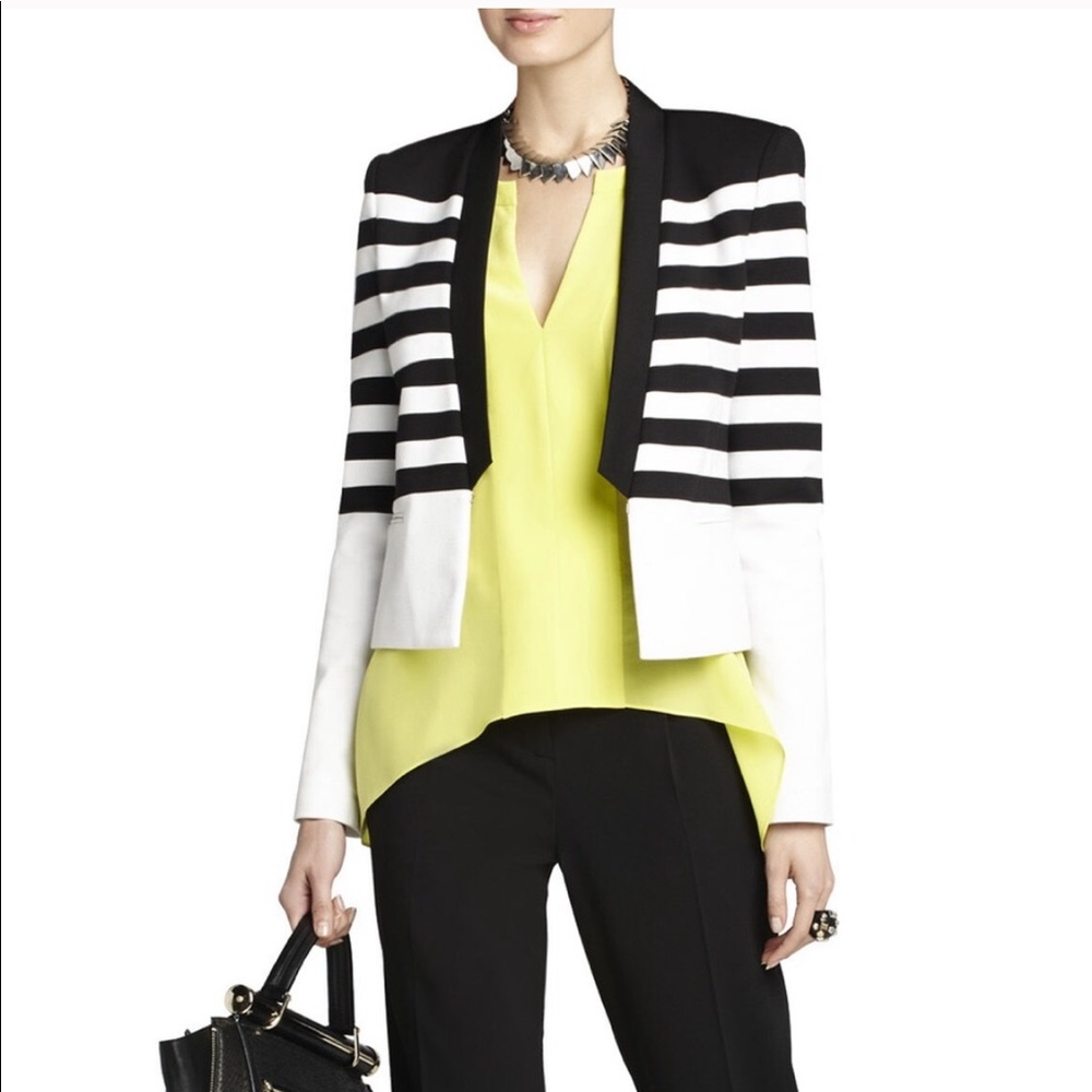 BCBGMaxazria Striped Blazer
